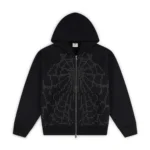 84K Zip Up Hoodie – Black
